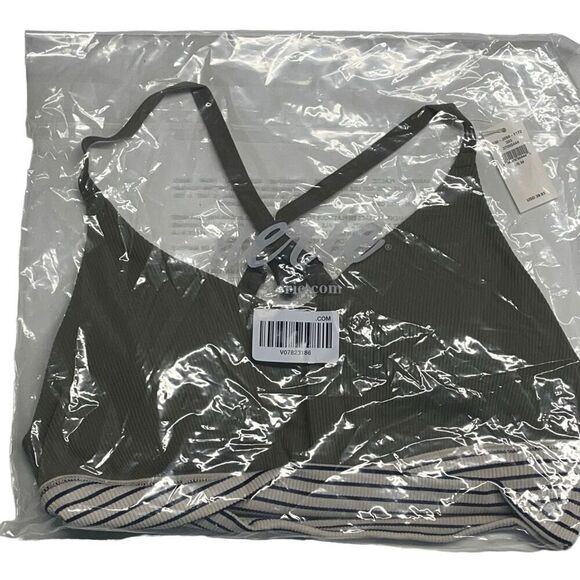 Aerie Sage Green Offline Ribbed Scoop Sports Bra - Picture 4 of 8